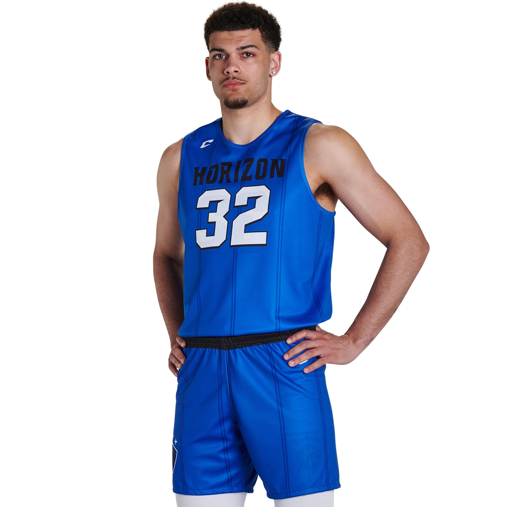 Champro JUICE Loose Single-Ply Reversible Basketball Jersey custom sublimated team apparel front view