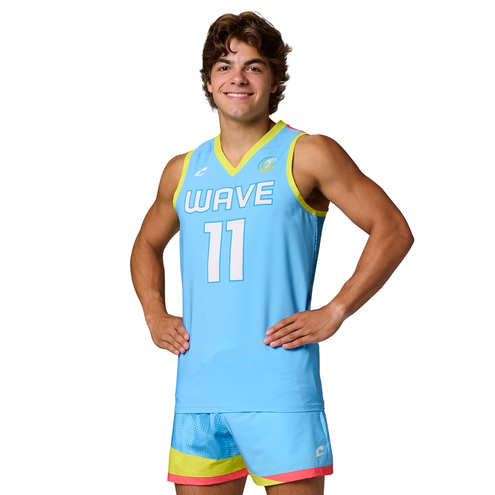 Custom Juice Fitted Stretch Woven Volleyball Jersey JBBJ911_VOLLEYBALL jersey image