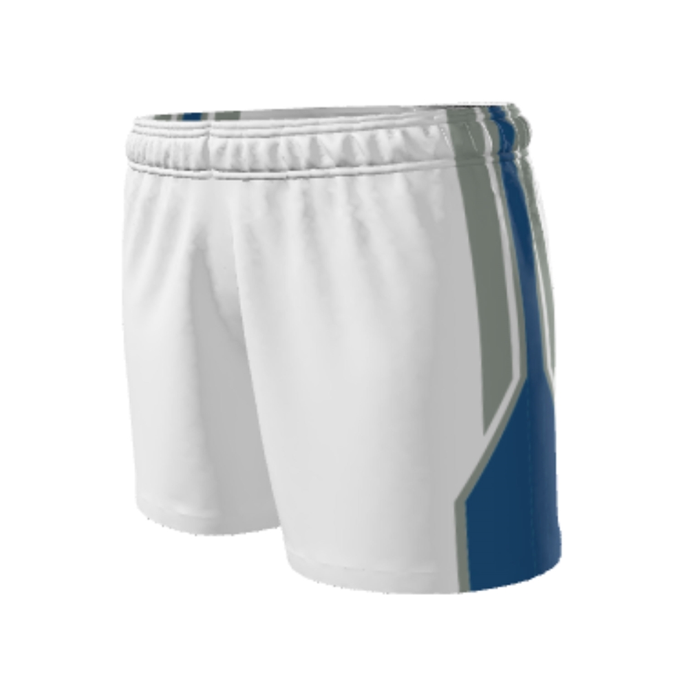 Champro JUICE Single-Ply Reversible Basketball 5" Short custom sublimated team apparel front view