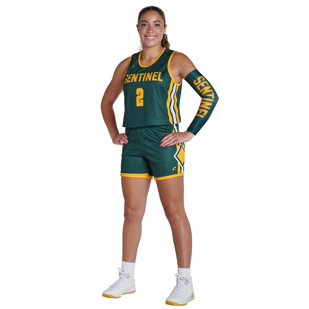 Custom Juice Single-Ply Reversible Basketball 5" Short JBBS615W jersey image