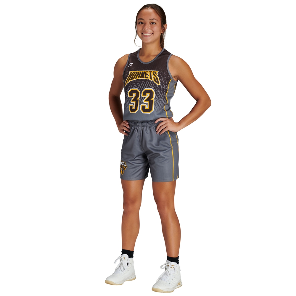 Custom Juice Single-Ply Reversible Basketball 7" Short JBBS617W jersey image