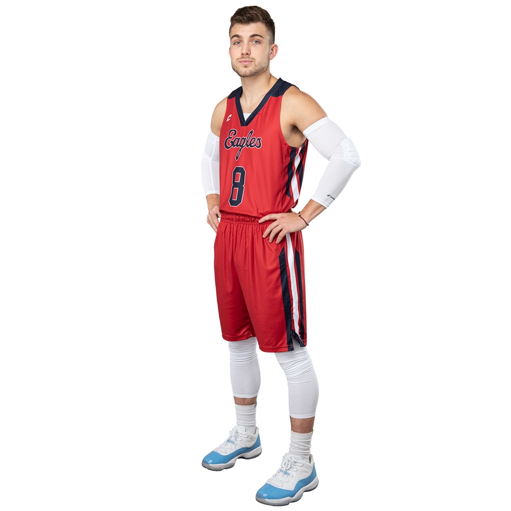 Champro Juice Prime Basketball Shorts 8" Inseam custom sublimated team apparel front view