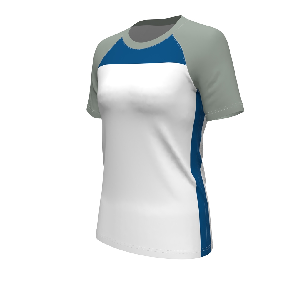 Champro JUICE Raglan T-Shirt custom sublimated team apparel front view