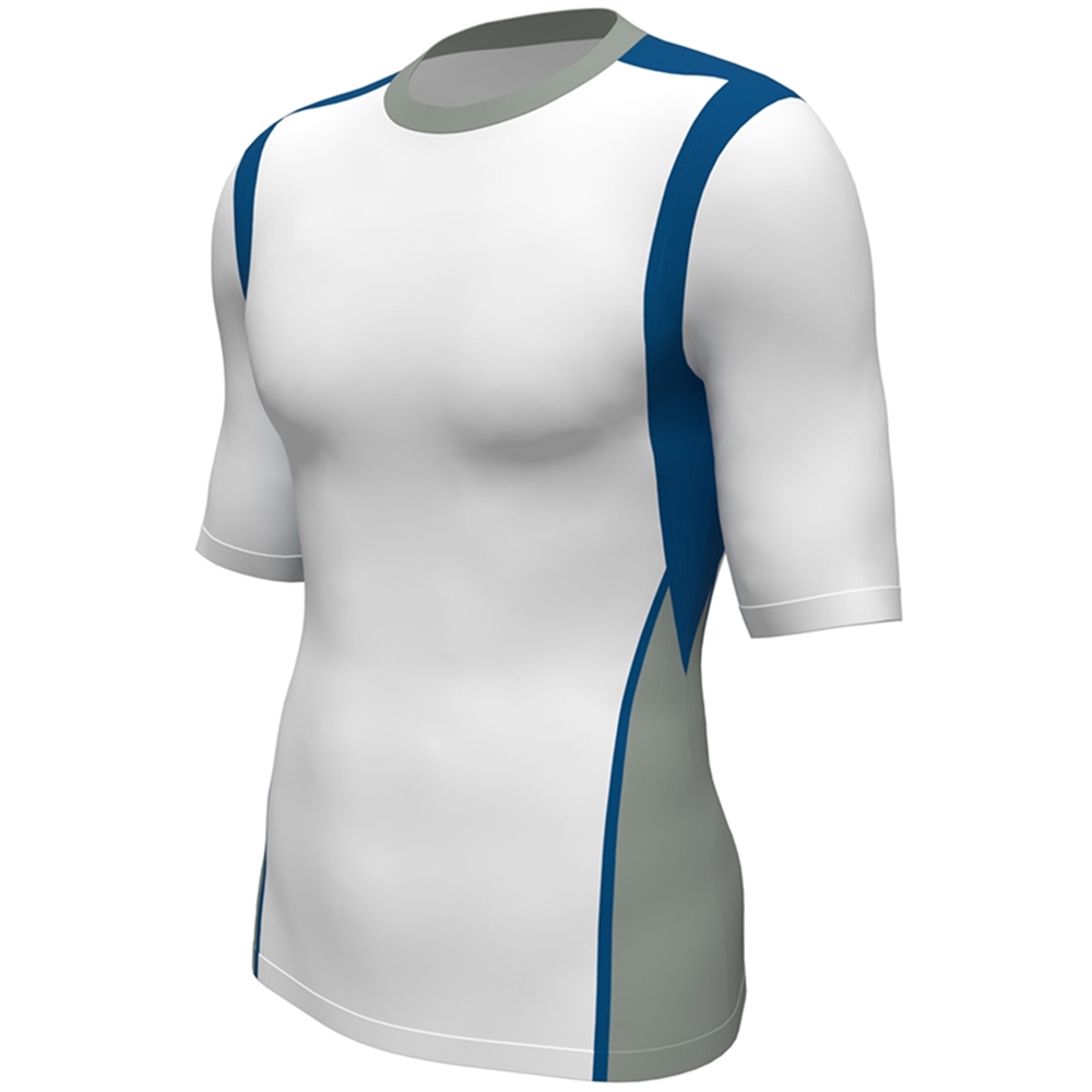 Custom Juice Compression Crew Neck With 1/2 Sleeve Jersey JCC1_7V7 jersey image