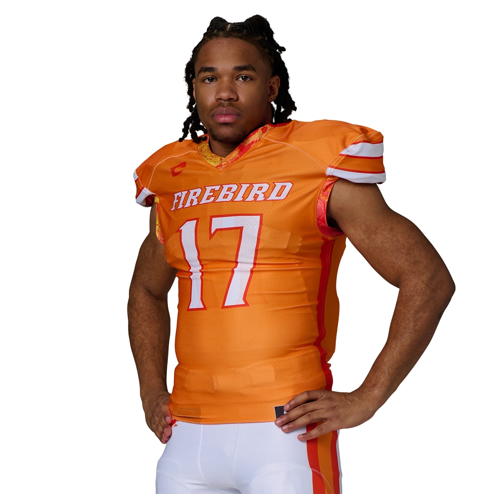 Custom Realtree® Pattern Juice Waist Length Single-Ply Reversible Football Jersey JFJ17_RT jersey image