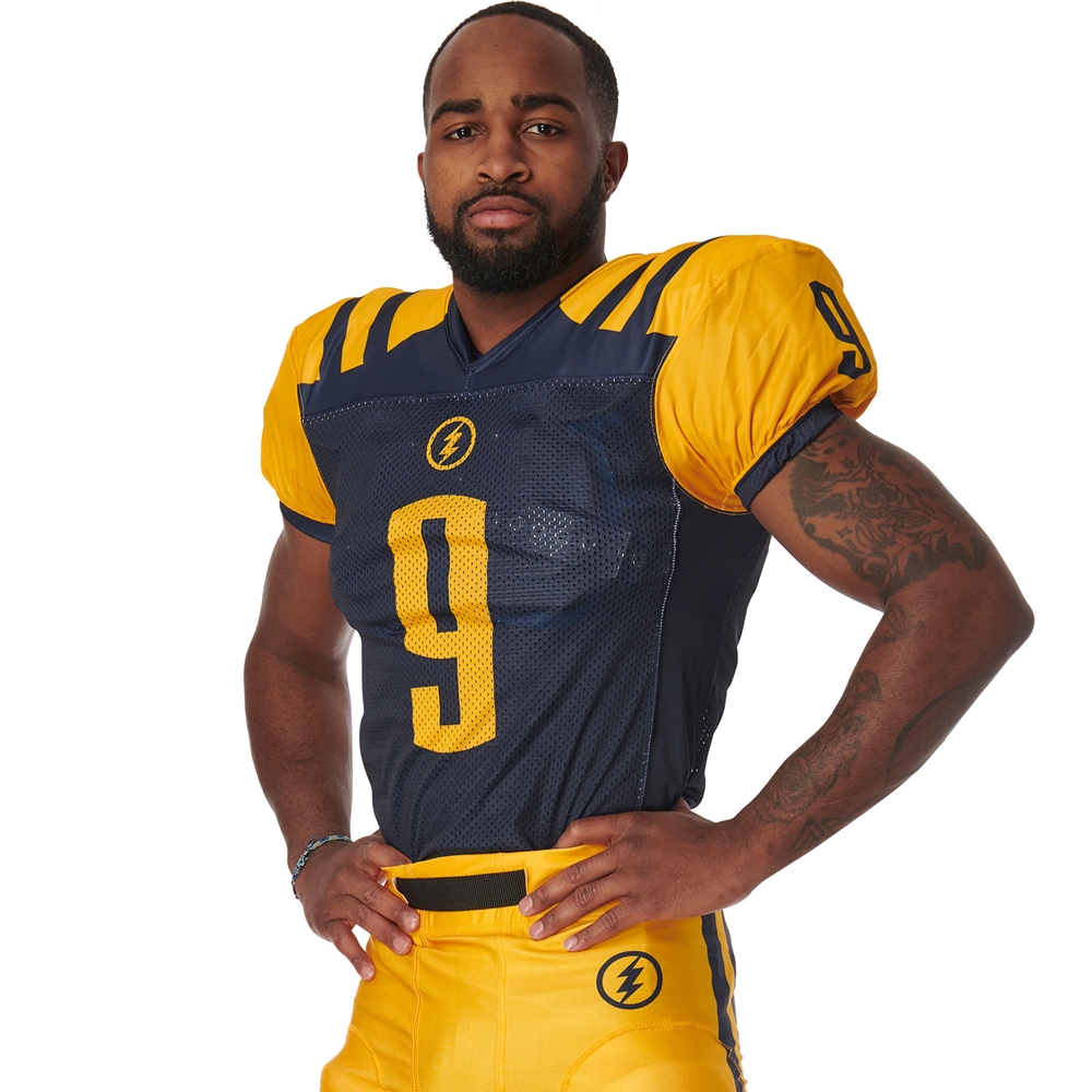 Champro Juice FITTED Football Jersey custom sublimated team apparel front view