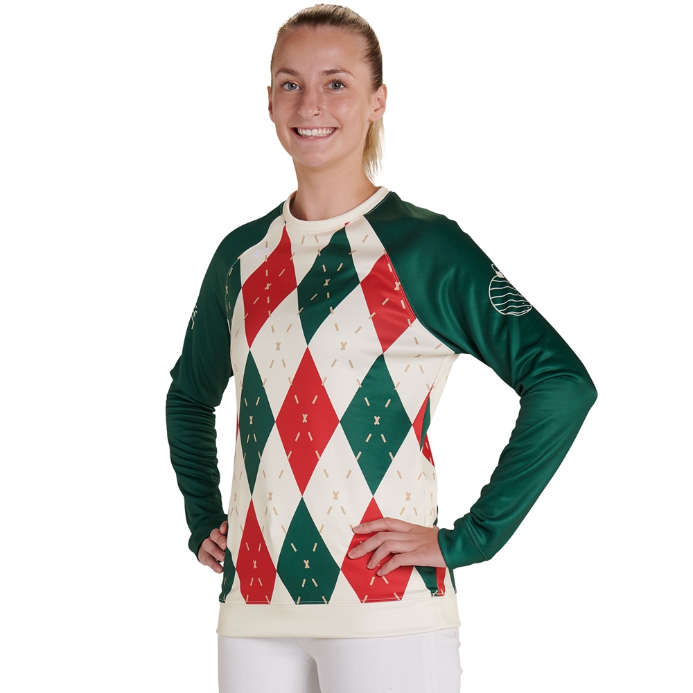 Custom Juice Raglan Crew Pullover JFLC2W_HARVESTTOHOLIDAYS jersey image