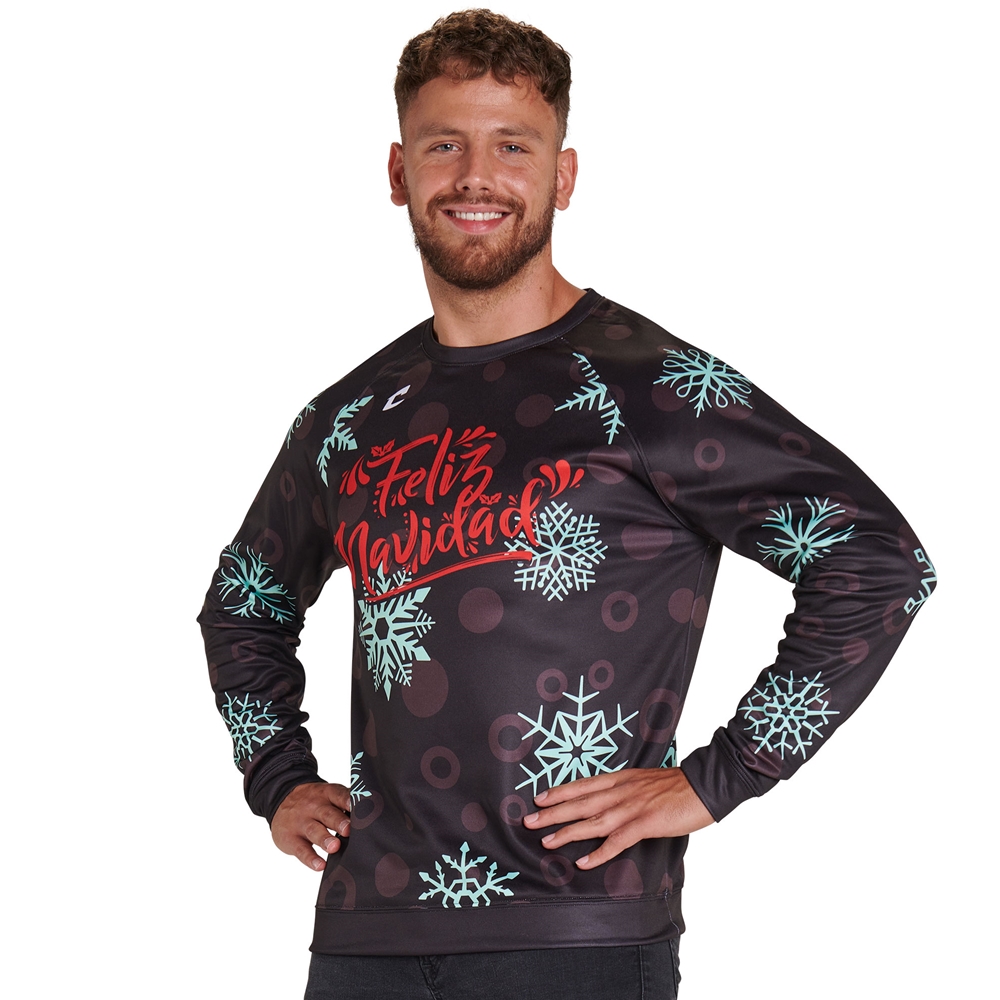 Custom Juice Raglan Crew Pullover JFLC2_HARVESTTOHOLIDAYS jersey image