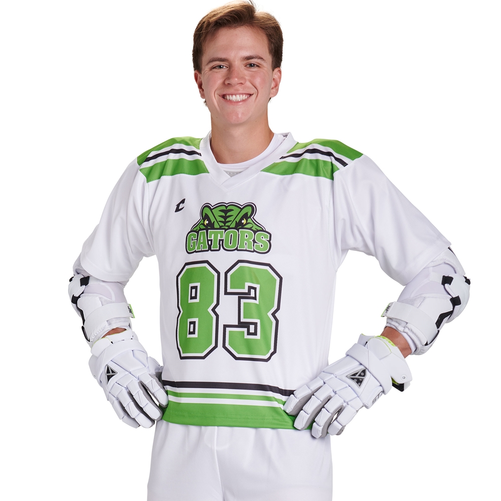 Champro Juice Lacrosse Short Sleeve Jersey custom sublimated team apparel front view
