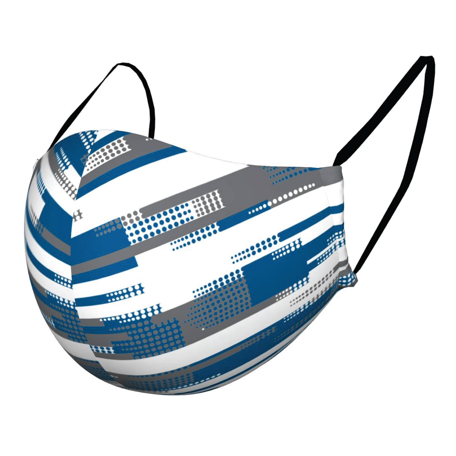 Champro Juice Multi Purpose Mask Ear Elastic custom sublimated team apparel front view