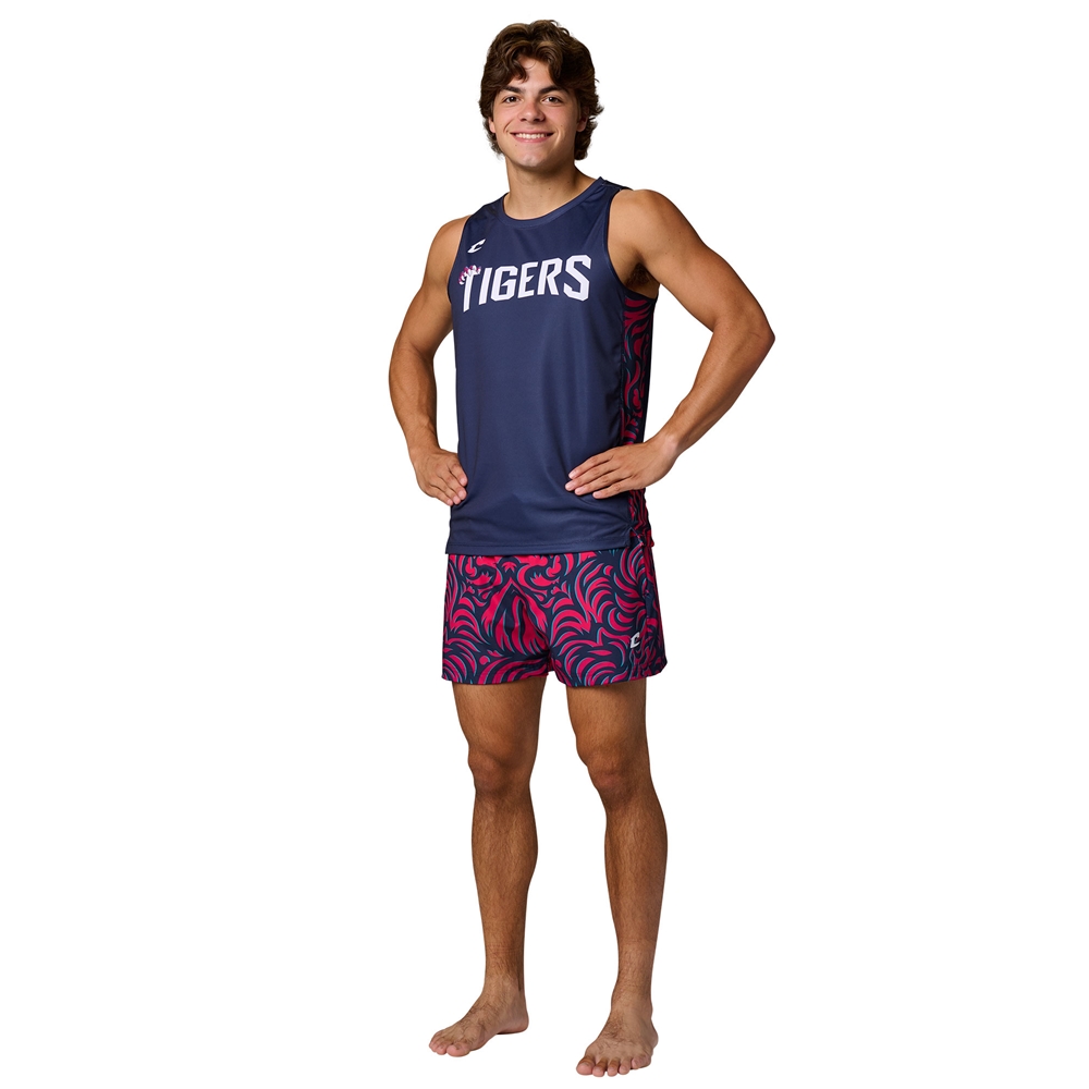 Champro JUICE Stretch Woven Short with Liner custom sublimated team apparel front view