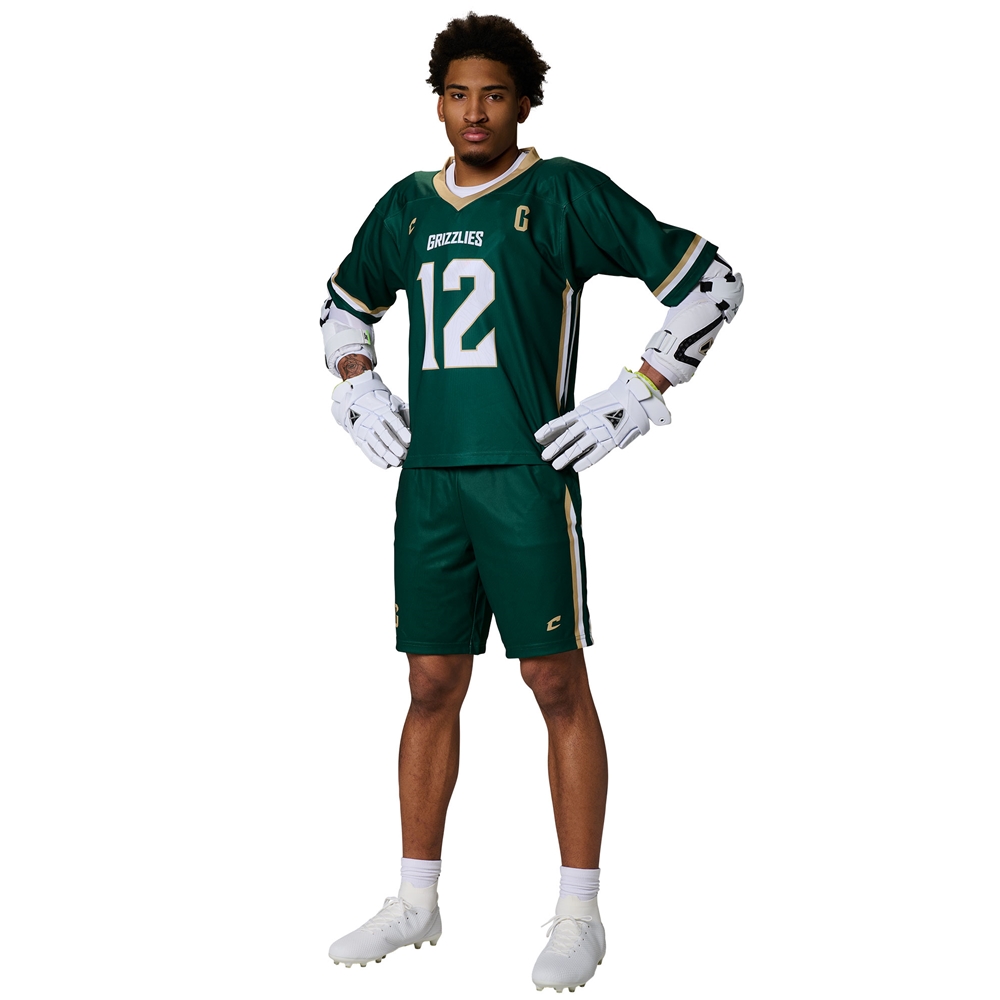 Champro JUICE Multi-Sport Loose Pocketed Short with 9" Inseam custom sublimated team apparel front view