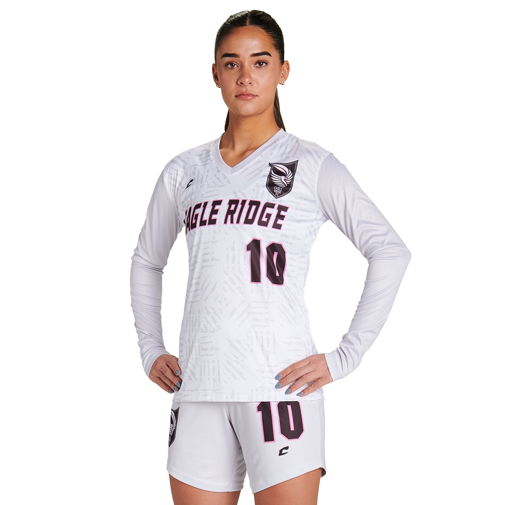 Custom Juice V-Neck Long Sleeve Shooter Shirt JSBJ2LS_SOCCER jersey image