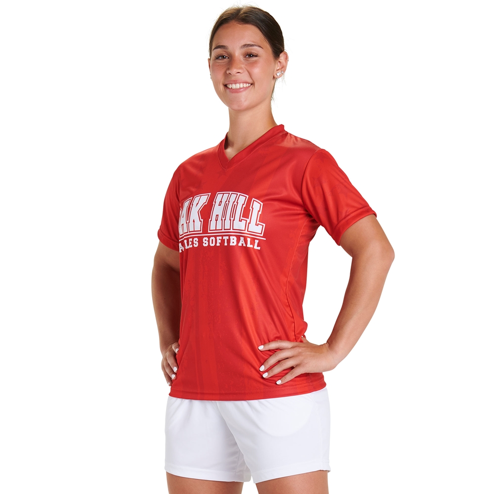 Custom Juice V-Neck Short Sleeve T-Shirt JSBJ2_ALLAMERICAN jersey image