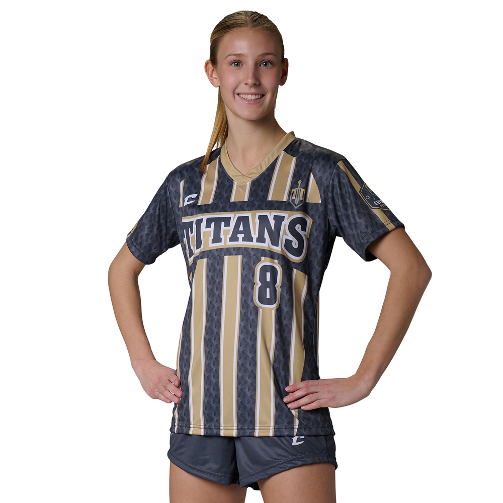 Custom Juice V-Neck Short Sleeve T-Shirt JSBJ2_SOCCER jersey image