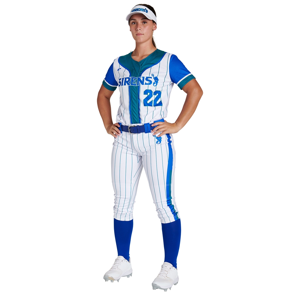 Champro Juice Classic Softball Pants custom sublimated team apparel front view