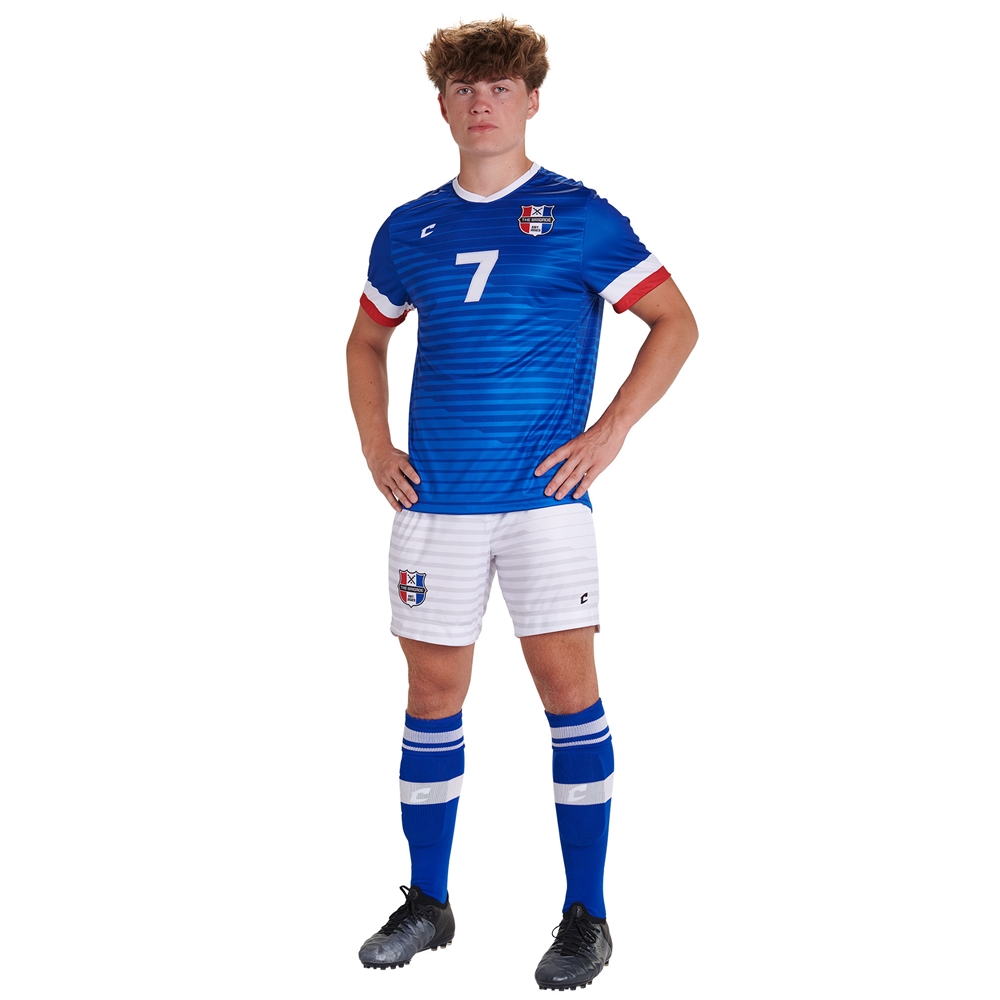 Champro JUICE Soccer Short w/7" Inseam custom sublimated team apparel front view