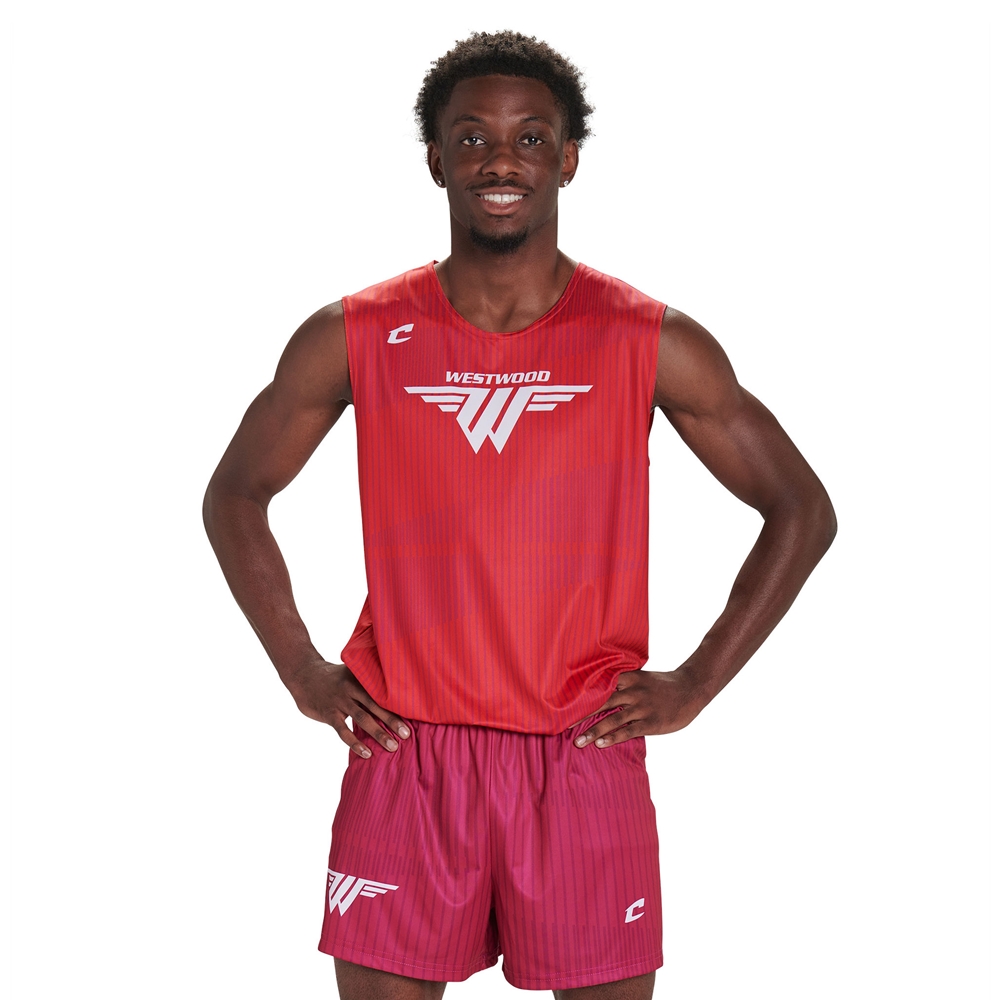 Champro Juice Track Singlet custom sublimated team apparel side view