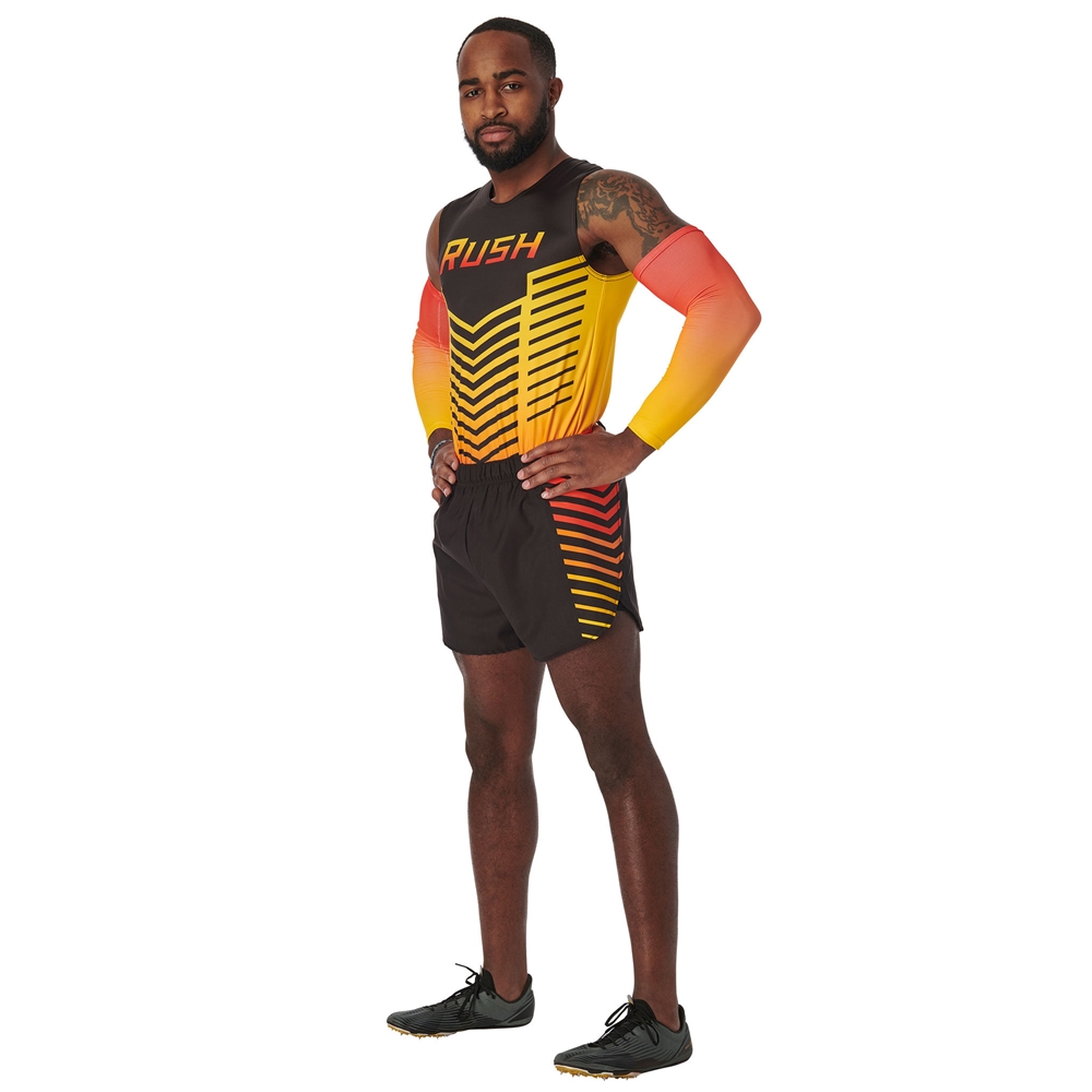 Champro JUICE Split Short with Inner Brief custom sublimated team apparel front view