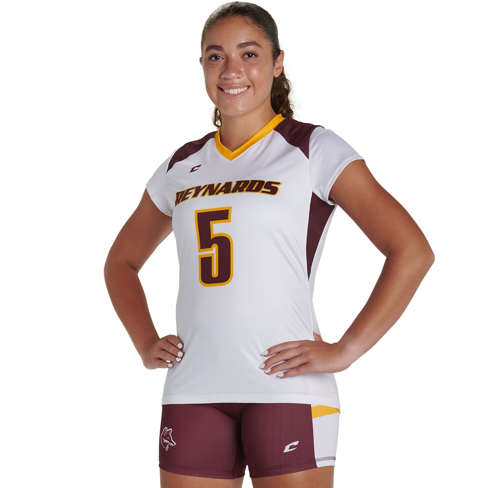 Champro JUICE Cap Sleeve Volleyball Jersey custom sublimated team apparel front view